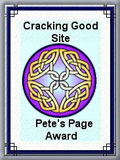 Cracking Good Site Award, 10/5/01