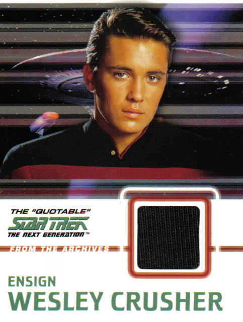 Wil Wheaton played Wesley Crusher in Star Trek The Next Generation and 