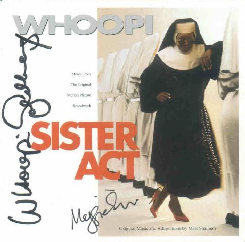 Maggie Smith with Whoopi Goldberg in Sister Act