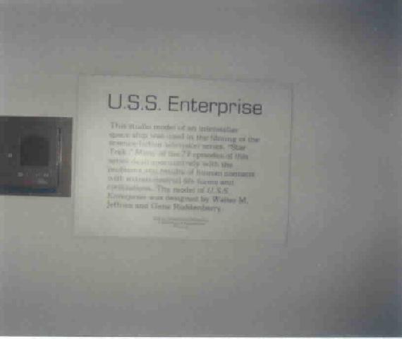 Enterprise Dedication Plaque